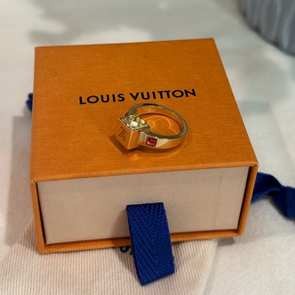 Louis Vuitton Multicolor Gamble Ring | Size US 5 - Picture 13 of 17